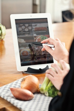 Logo trade business gift photo of: Chef tablet stand with touchpen